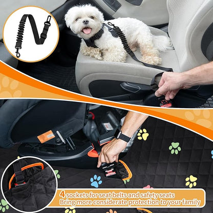 Dog Car Seat Cover for Back Seat 100% 600D 6-Layer