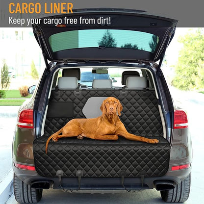 Active Pets Dog Car Seat Cover Car Seat Protector- Dog Seat Cover for Back Seat of SUVs