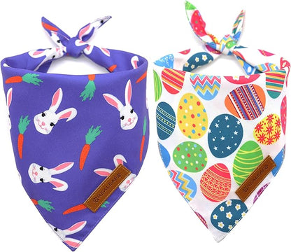 Realeaf Easter Dog Bandanas 2 Pack