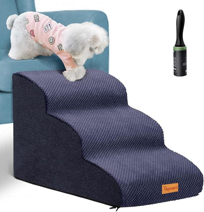 Topmart 3 Tiers Foam Dog Ramps/Steps