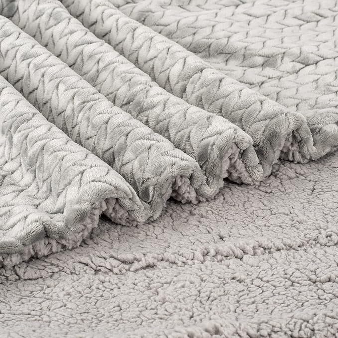 Fuzzy Blanket or Fluffy Blanket for Baby Girl or boy (40" x 48", MD-Light