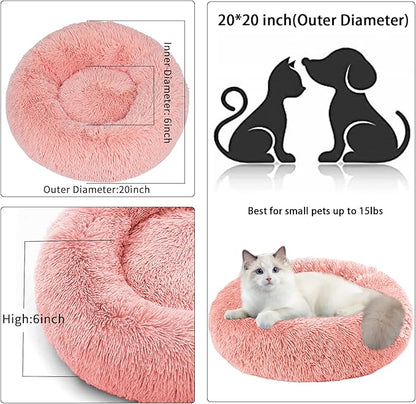 Nisrada Cat Beds for Indoor Cats 20 Inch