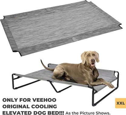 Veehoo Dog Bed Replacement Cover for CWC2201, Size XXL, Black Silver