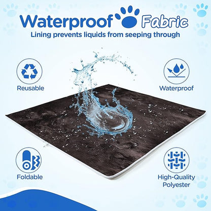 PupProtector Waterproof Throw Blanket for Dogs and Cats (60" L 50" W)