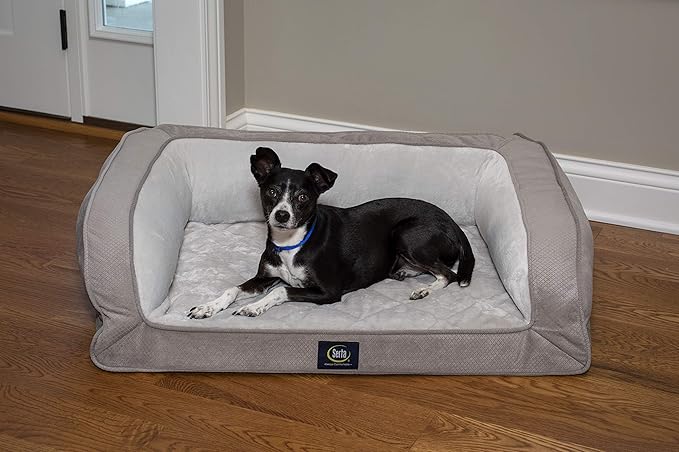 Serta Ortho Quilted Couch Pet Bed