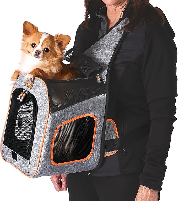 K&H Pet Products Should Sling Pet Carrier Gray (12" x 10" x 13")