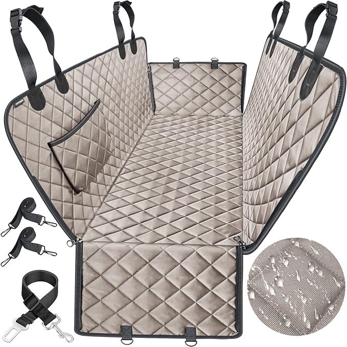 URPOWER Car Seat Cover for Pets 100% Waterproof 600D Heavy