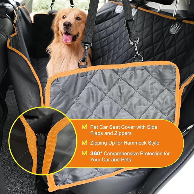 ICWEIMEI Dog Car Seat Cover