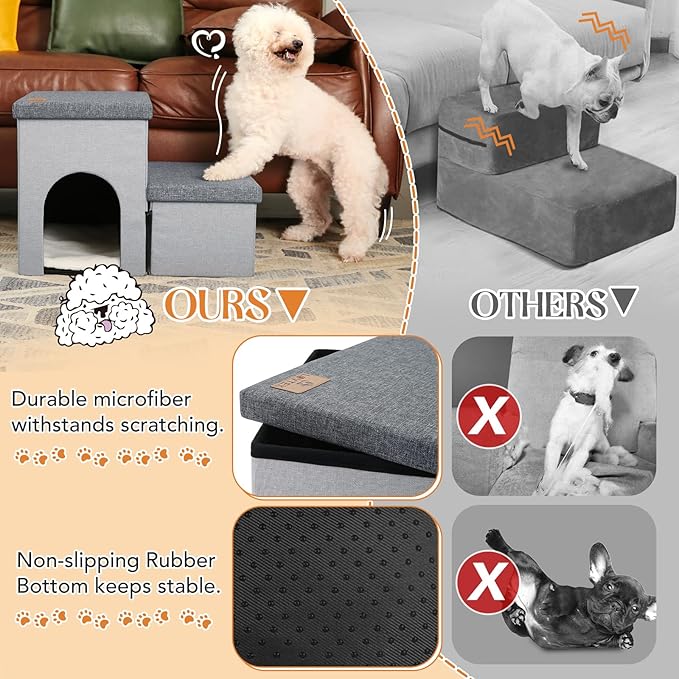 Dog Stairs for Small Dogs 22 in(2