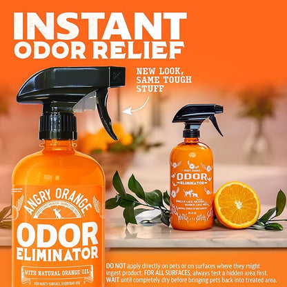 ANGRY ORANGE Pet Odor Eliminator for Strong Odor 24 Fluid