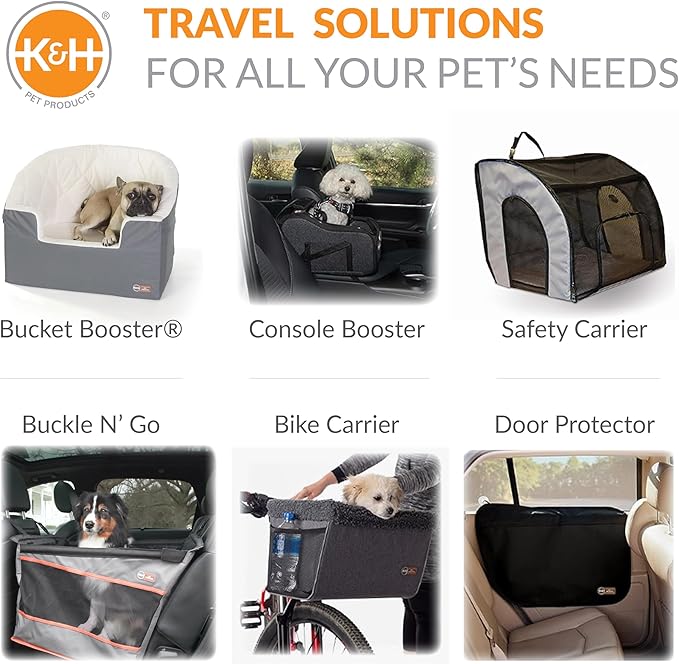 K&H Pet Products Buckle N' Go Dog Car Seat for Small Dogs