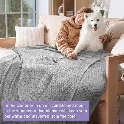 PINVNBY Dog Blankets for Medium Large Dogs 60"x78.74" Pet