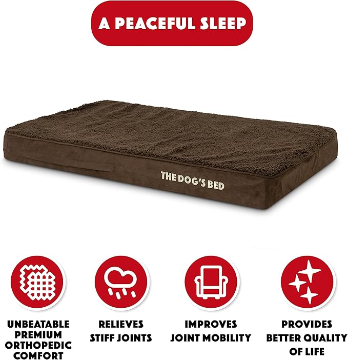 The Dog’s Bed Orthopedic Memory Foam Dog Bed 40x25, Pain
