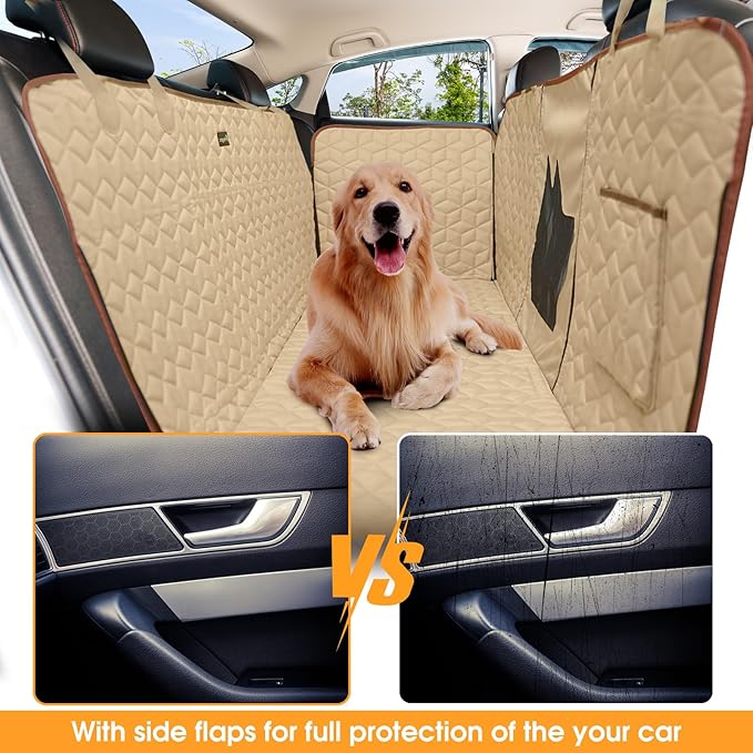 Dog Car Seat Cover for Trucks F150 Ram 1500, Waterproof