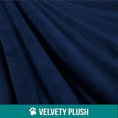 PetAmi WATERPROOF Dog Blanket for Medium Large Dog 60x40 Navy