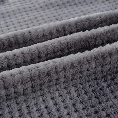 Dog Blanket or Cat Blanket or Pet Blanket (M/32" x 40", Grey)