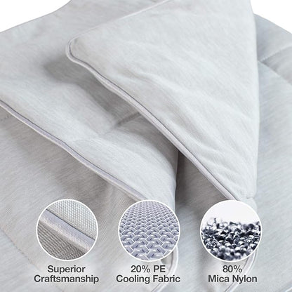 PetFusion Premium Cat and Dog Cooling Blanket. Lightweight Pet Blanket