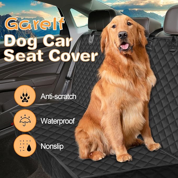 Dog Car Seat Cover 4-Layer Protection 1 Elastic SUVs(46.5" Lx53