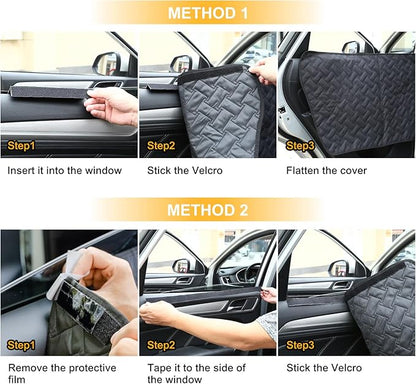 Premium Dog Back Seat and Door Cover for Sedans SUV