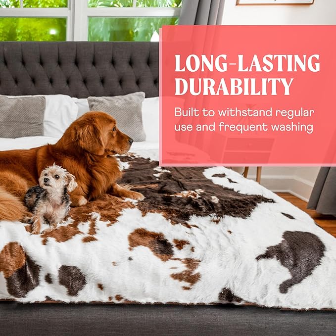 PupProtector Waterproof Throw Blanket for Dogs and Cats (80" L 62" W)