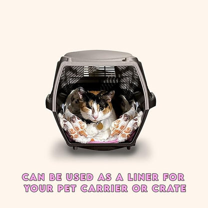Pet Blankets Calico Beige Collection. Pet Blankets for Cats