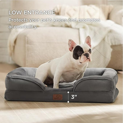 Bedsure Orthopedic Dog Bed for Medium Dogs