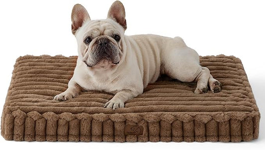 Bedsure Orthopedic Dog Bed for Medium Dogs (30x20, Copper