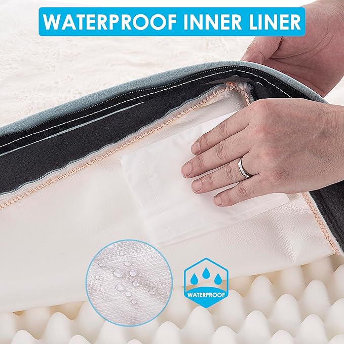 Orthopedic Dog Bed for Large Dogs 35 x 22 Inches,