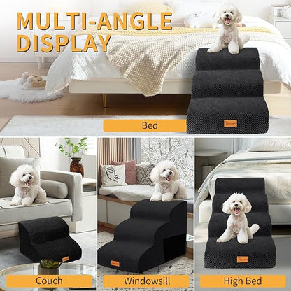 Topmart 3 Tiers Foam Dog Ramps/Steps