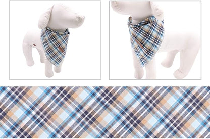 Lionet Paws Dog Bandana Washable Cotton Handkerchief Scarf