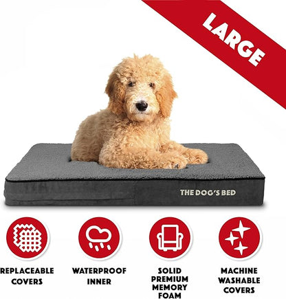 The Dog’s Bed Orthopedic Memory Foam Dog Bed 40x25x4, Pain