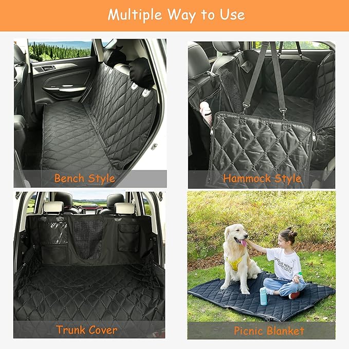 Car Dog Cover Back Seat
