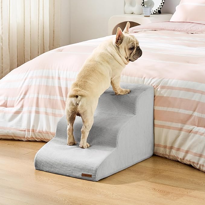 Lesure Dog Stairs for Small Dogs 3 Steps