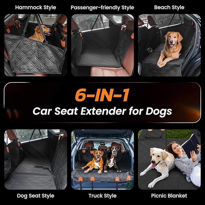Dog Car Back Seat Cover