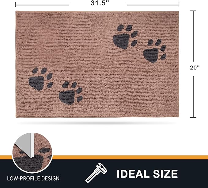 PURRUGS Dirt Trapper Door Mat 20" x 31.5"