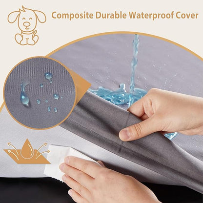 BFPETHOME Outdoor Dog Beds for Large Dogs (47 x 29 in,