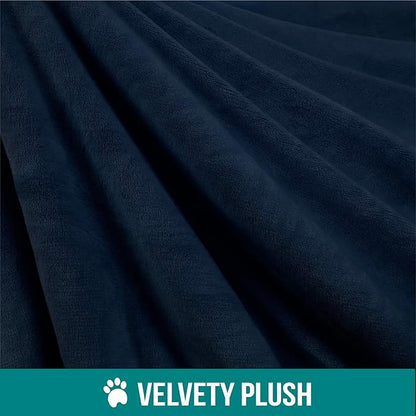 PetAmi WATERPROOF Dog Blanket for Medium Large Dog 60x40 Navy