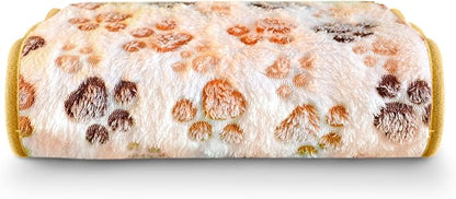 Pet Blankets Calico Beige Collection. Pet Blankets for Cats