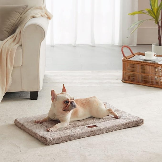 Figopage Stylish Dog Bed for Crate with Removable Machine Washable