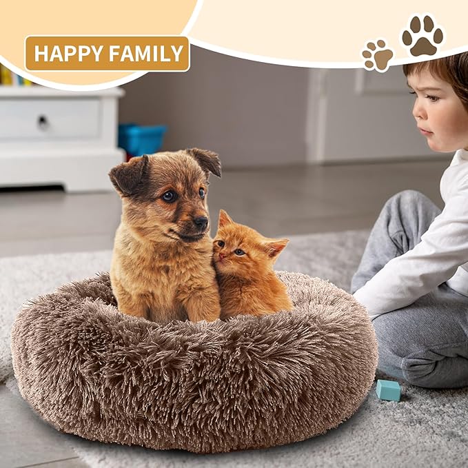 Dog Bed Comfiest Indoor Calming Waterproof Bedding Washable