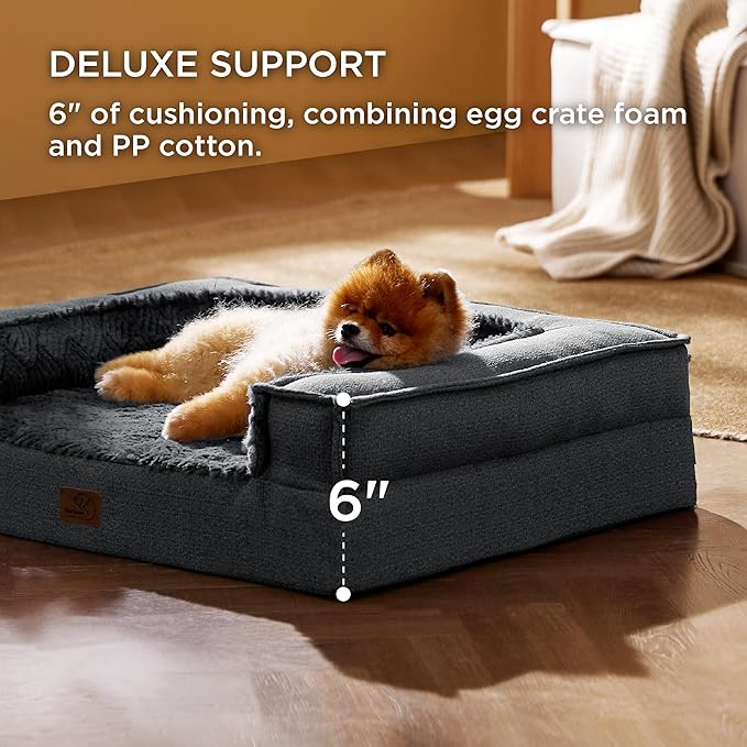 Bedsure Orthopedic Dog Bed for Small Dogs