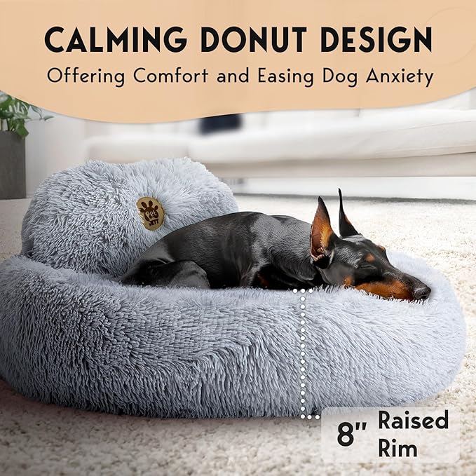 PetJett Calming Dog Bed 36'' Fits 100 lbs