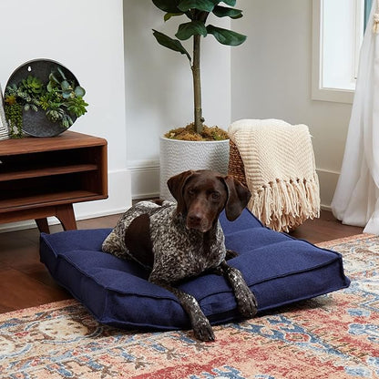 Happy Hounds Milo Square Tufted Pillow Dog Bed (32" x 32")