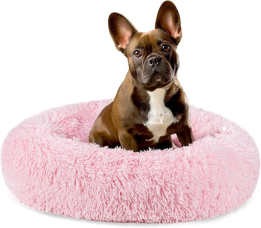 PetAmi Calming Dog Bed for Small Medium Dog Cat 25 lbs, 23 inch,