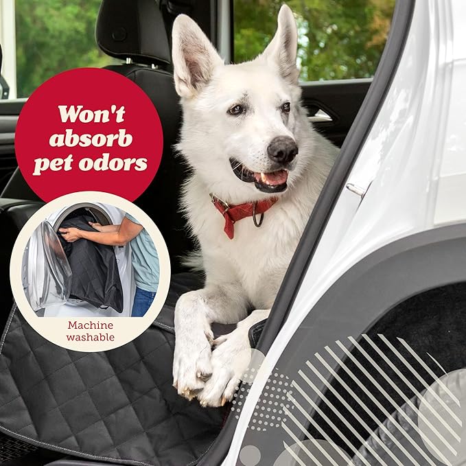 Lusso Gear Dog Car Seat Cover for Back Seat 100% Waterproof