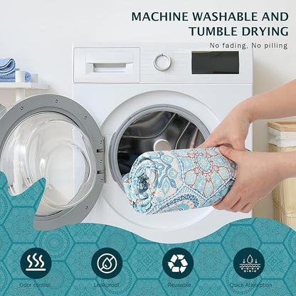 IEUUMLER Washable Pee Pads for Dogs 1 Pack EU007 (Green 63"X63"-1pcs)