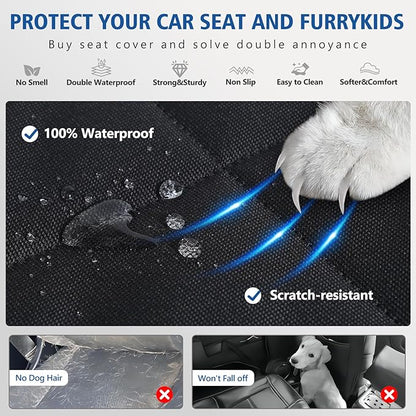 FULIDOUER Truck Back Seat Extender for Dogs 400lbs, Hard