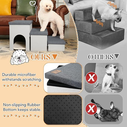 Dog Stairs for Small Dogs 22 inches(3