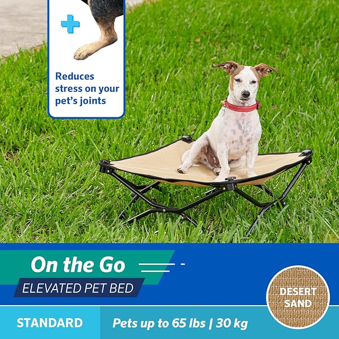 COOLAROO On the Go Cooling Elevated Dog Bed