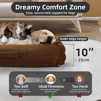 Sytopia Calming Dog Bed for Medium Dogs 54''